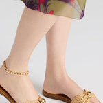 Dipsy Natural Raffia Sandal - MTT Collective
