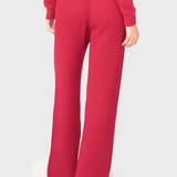 Drawstring Pull on Ribbed Sweater Knit Pant - MTT Collective