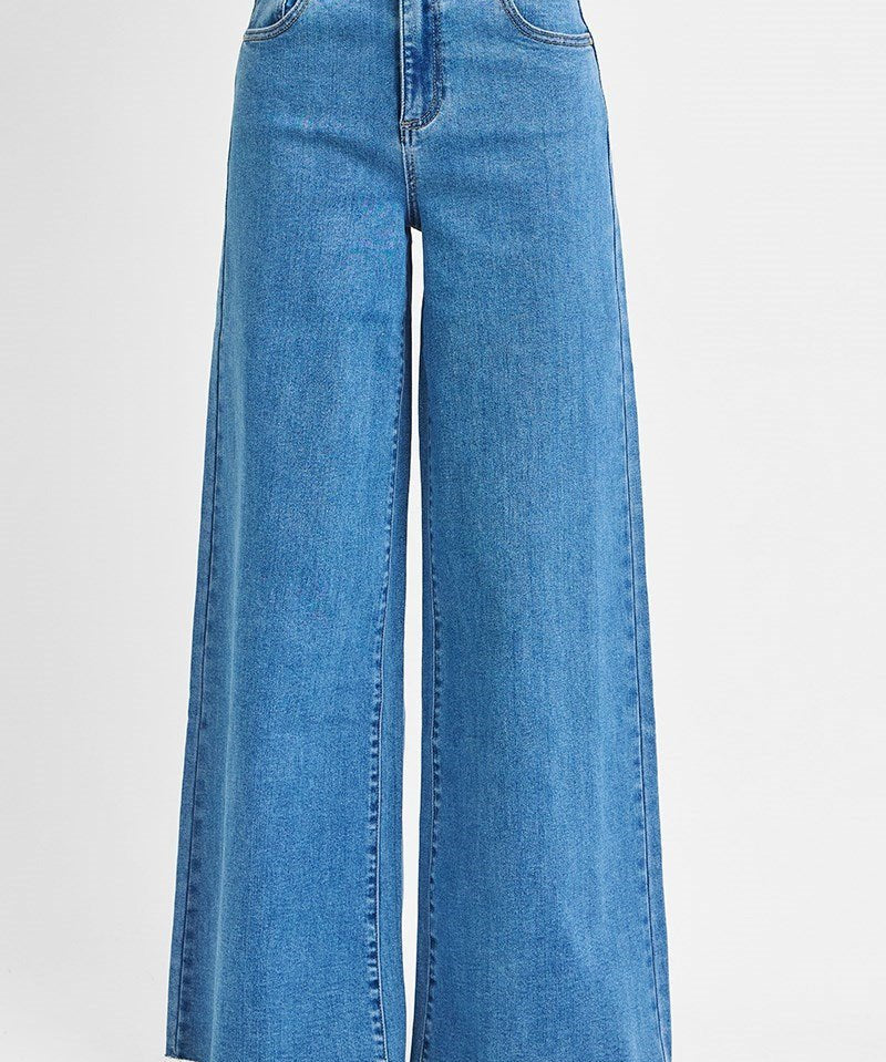 Driana High Rise Palazzo Jeans - MTT Collective