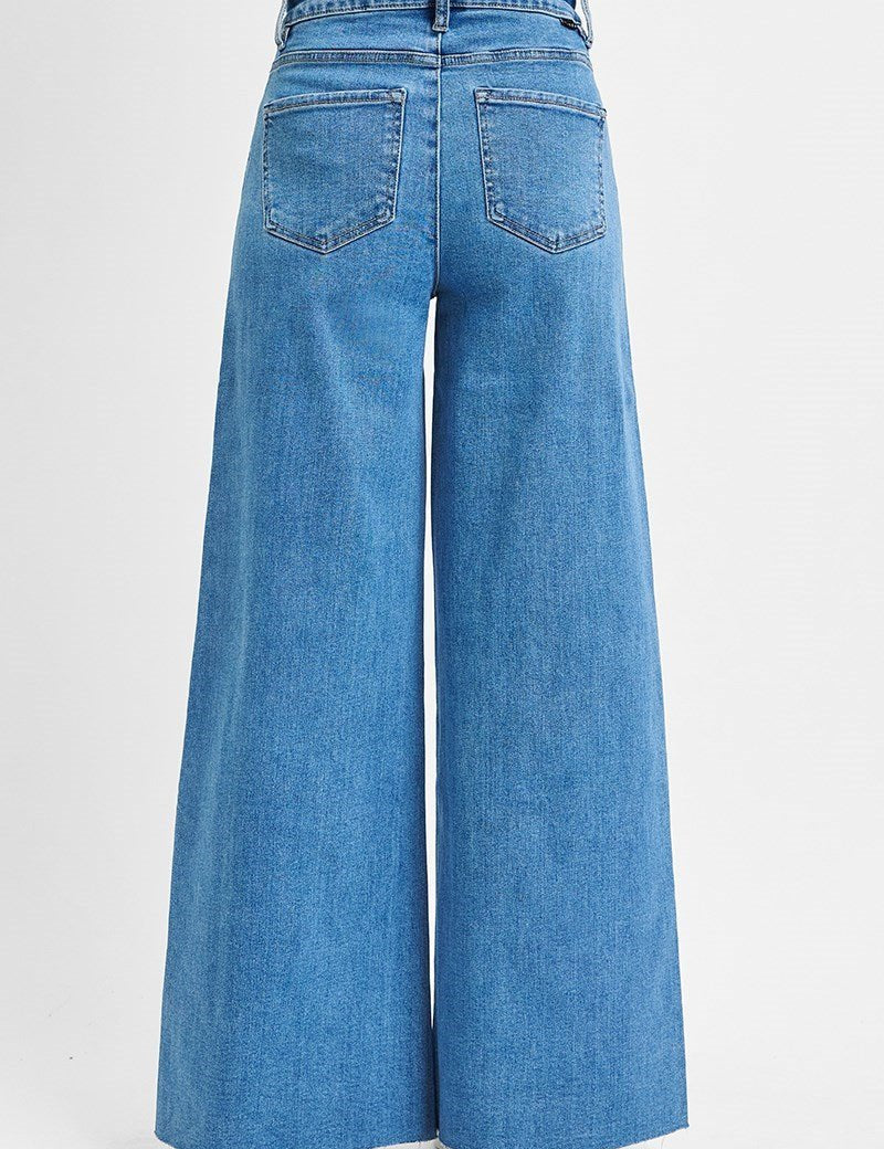 Driana High Rise Palazzo Jeans - MTT Collective