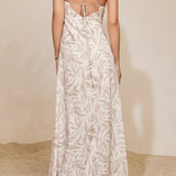 Driftwood Dreams Knot Front Knot Maxi Dress - MTT Collective