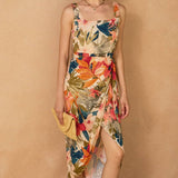Cypress Tulip Hem Wrap Dress