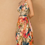 Cypress Tulip Hem Wrap Dress