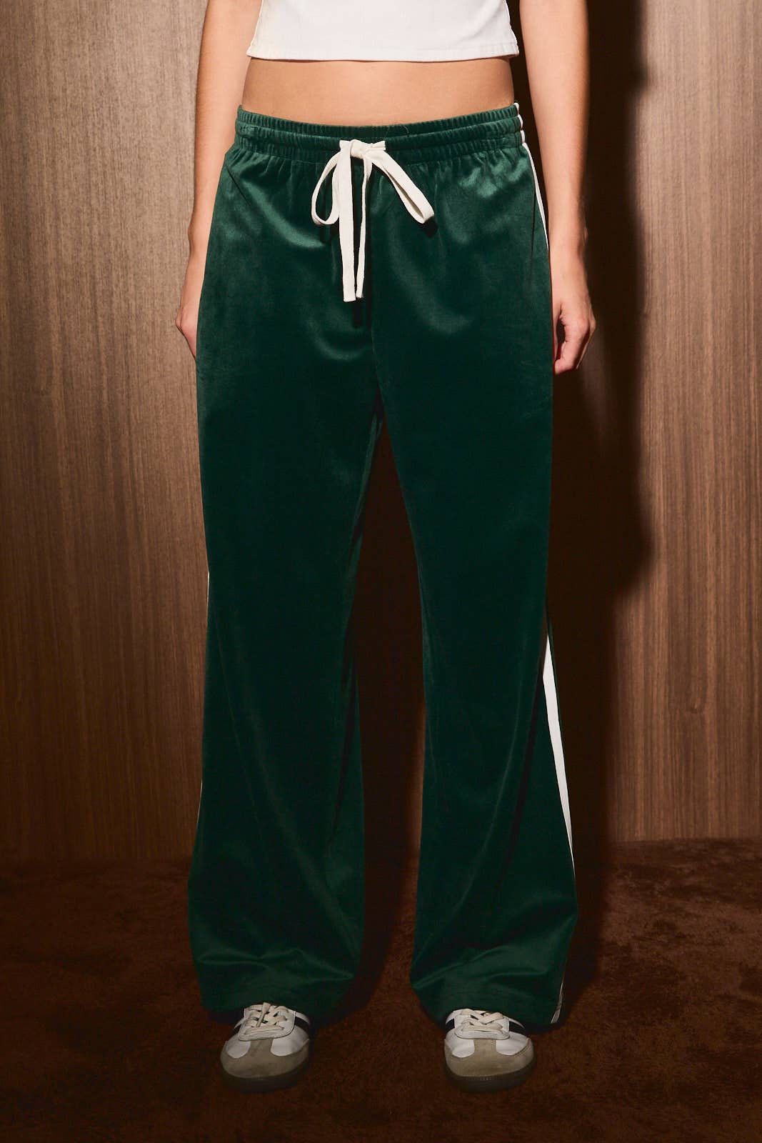 Alder Velvet Stripe Track Pants