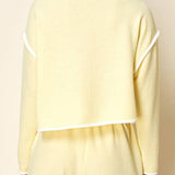 Katelyn Cloudy Knit Crop Top