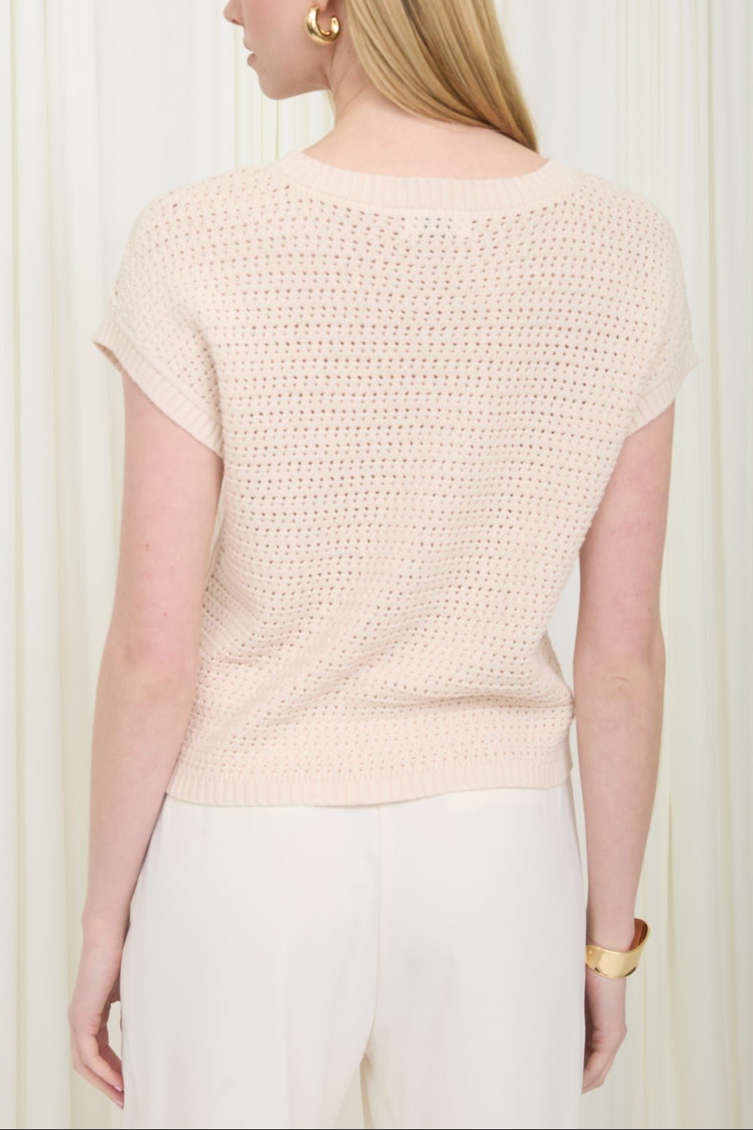Easy Breezy Sheer Knit Cotton Tee - MTT Collective