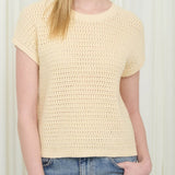 Easy Breezy Sheer Knit Cotton Tee - MTT Collective
