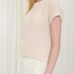 Easy Breezy Sheer Knit Cotton Tee - MTT Collective
