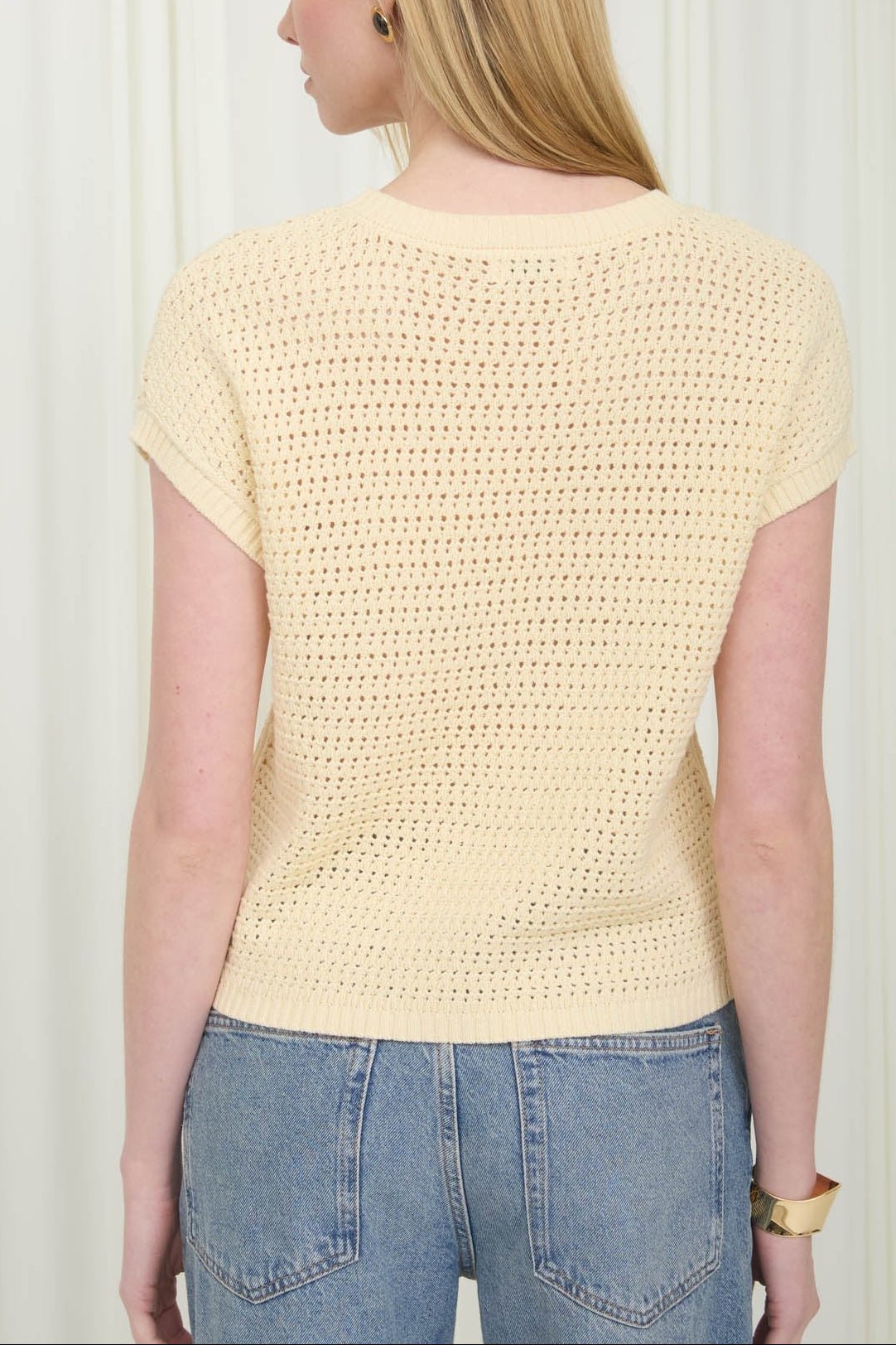 Easy Breezy Sheer Knit Cotton Tee - MTT Collective