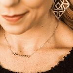 Eden Brushed Diamond Pattern Earrings - MTT Collective