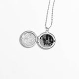 Round Floral Textured Locket