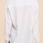 Eileen Easy Textured Button Up Top - MTT Collective