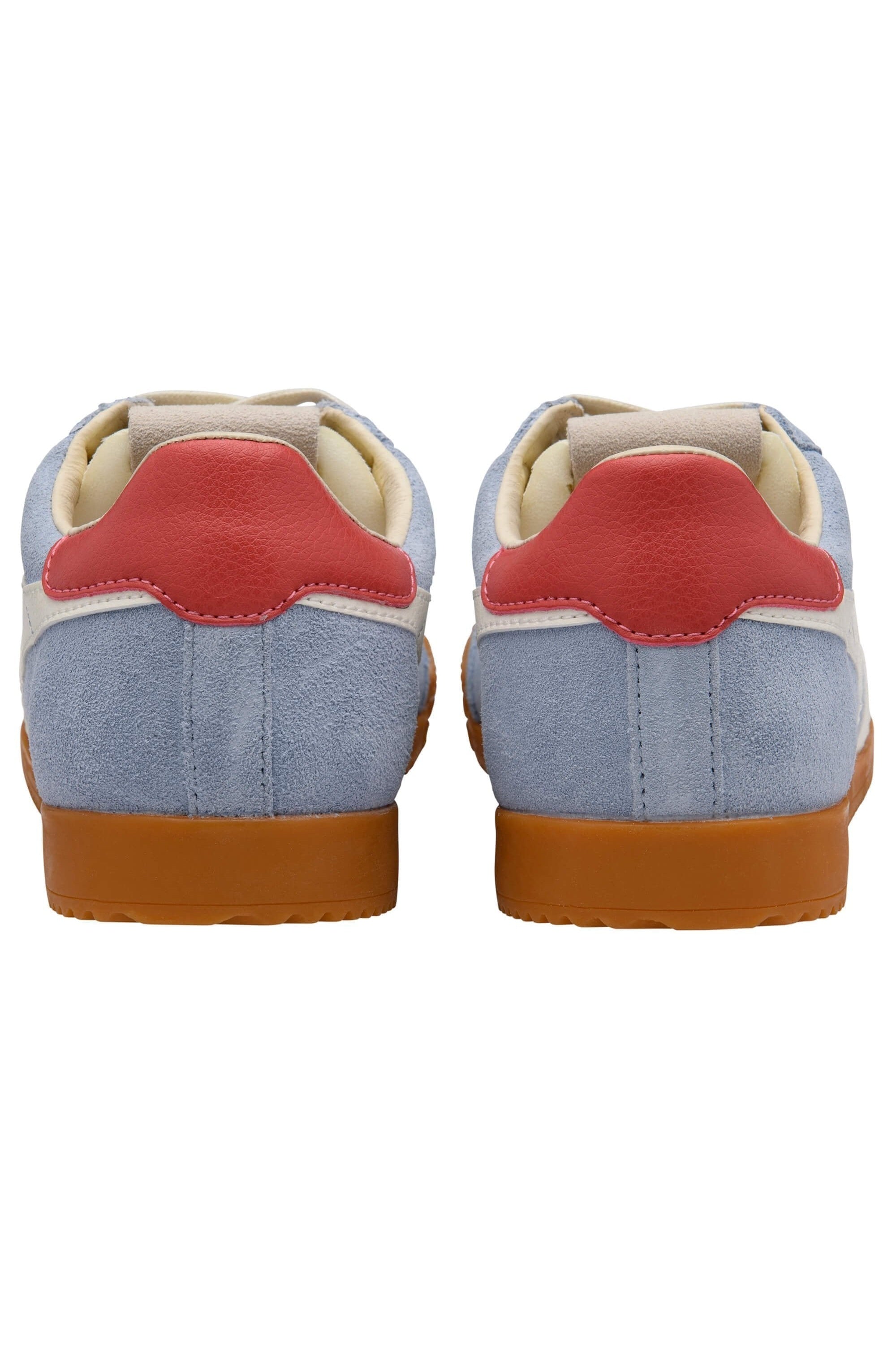 Gola Elan Trainer - Air/Off White/Coral - Back View