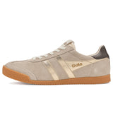 Gola Elan Glitz Trainer - Bone/Gold/Dark Brown - Left View