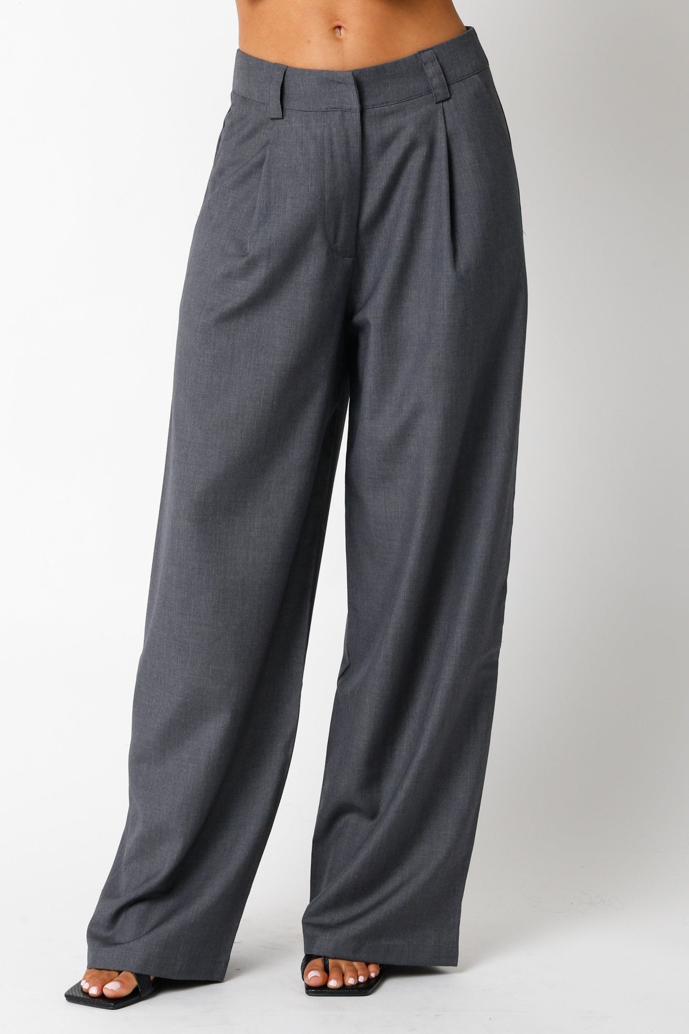 Elena High - Waist Wide - Leg Trousers - MTT Collective