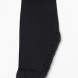 Elise Feathered Fringe Knit Skirt - MTT Collective