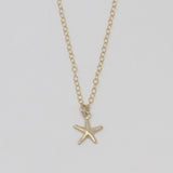 Elise Mini Starfish Necklace | Gold - MTT Collective