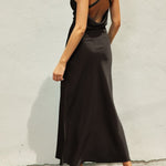 Elise Satin Cowl Maxi Dress - MTT Collective