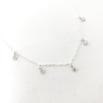 Eliza Five Hanging Rhinestone Necklace - MTT Collective