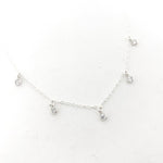 Eliza Five Hanging Rhinestone Necklace - MTT Collective