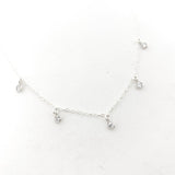 Eliza Five Hanging Rhinestone Necklace - MTT Collective