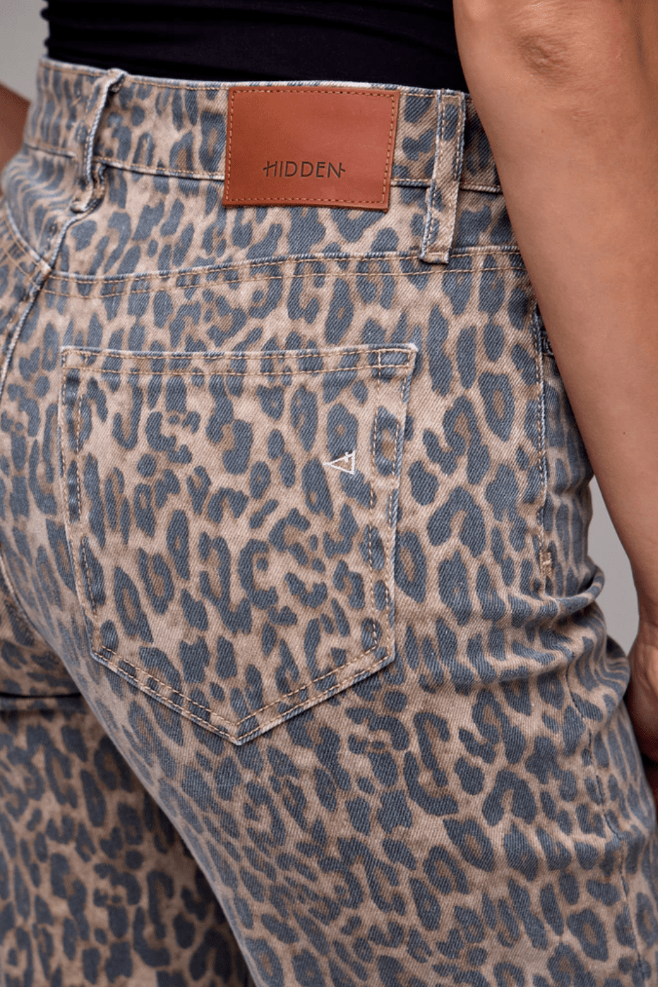 Ella Cheetah Print High Rise Classic Straight - MTT Collective