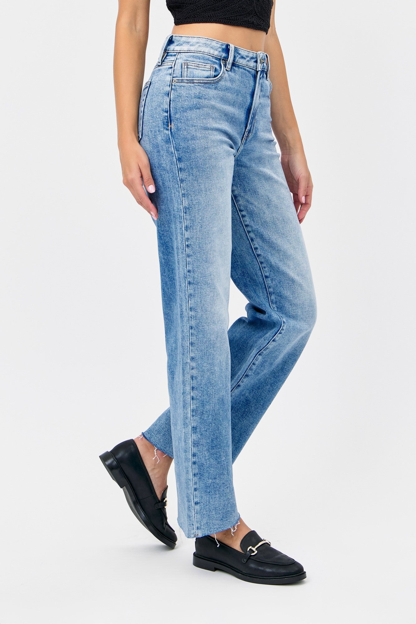 Ella High Rise Classic Straight Jean - MTT Collective