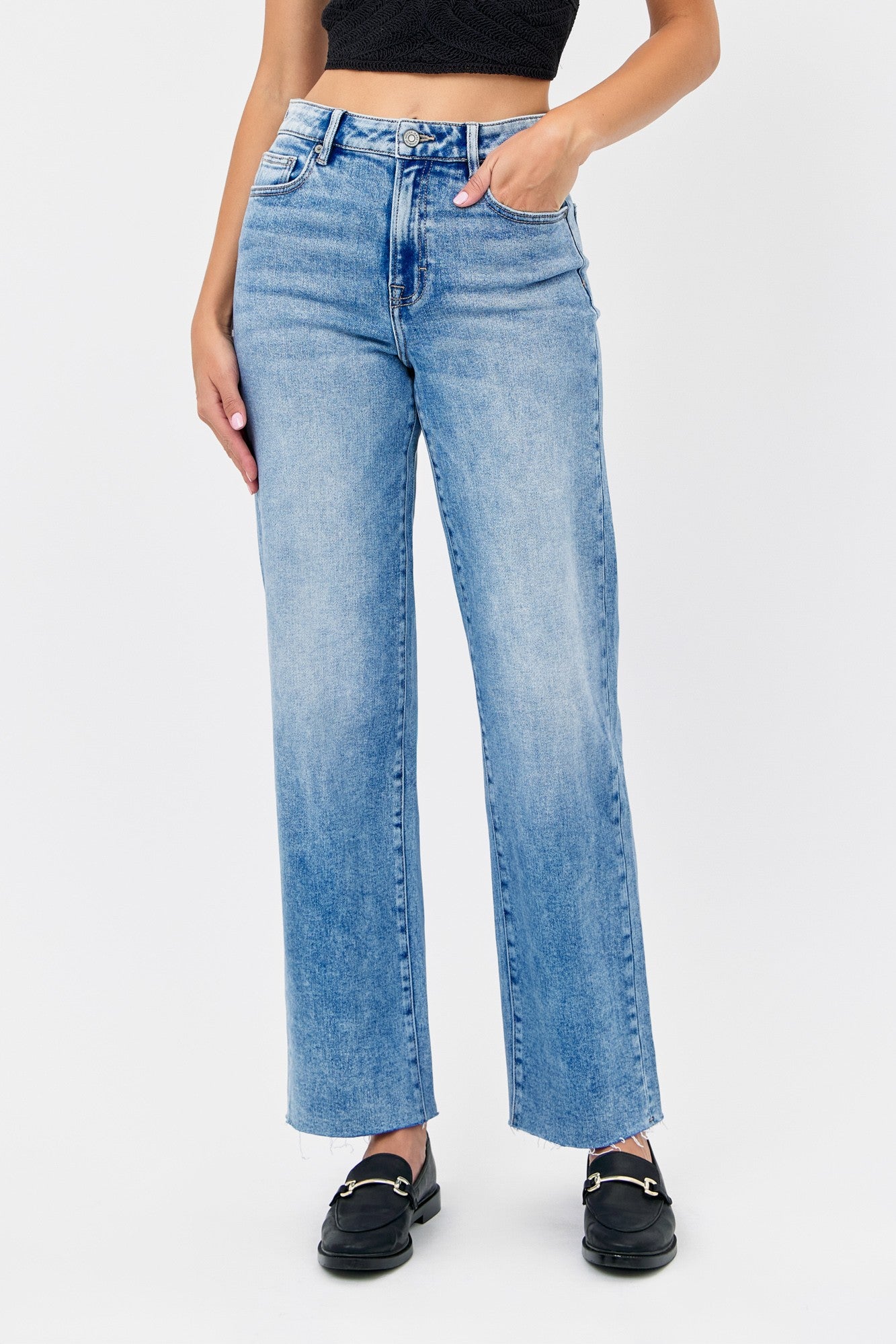 Ella High Rise Classic Straight Jean - MTT Collective