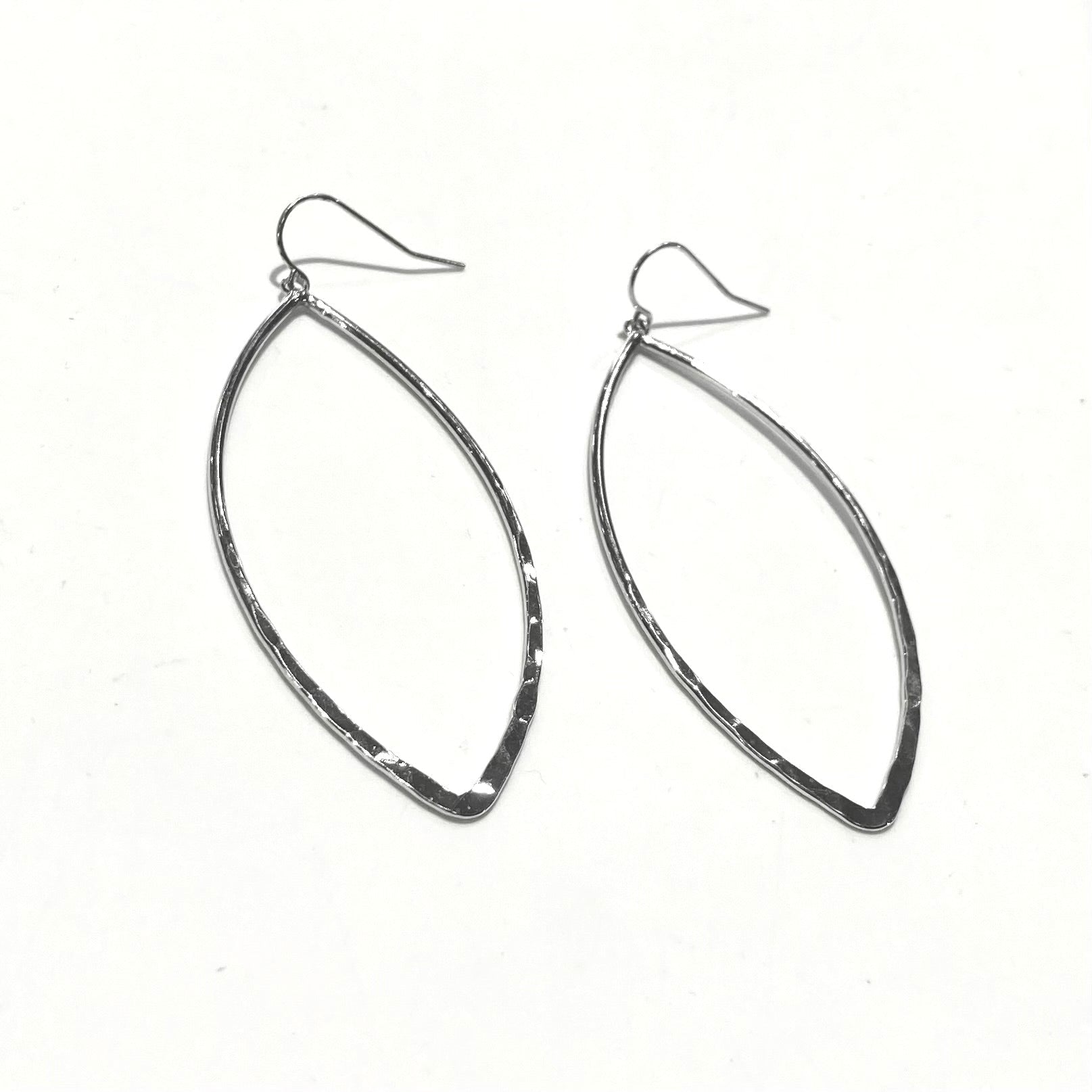 Ella Marquis Hammered Earrings - MTT Collective