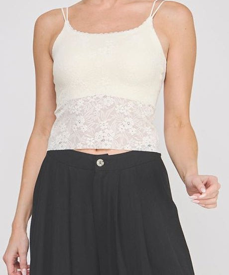 Elle Padded Floral Laced Bralette - MTT Collective
