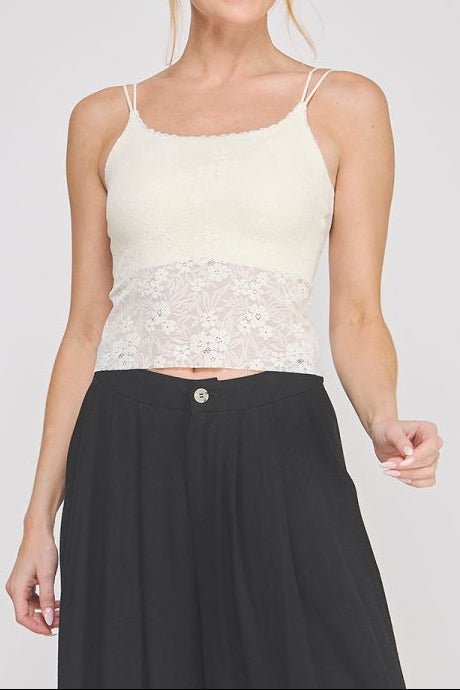 Elle Padded Floral Laced Bralette - MTT Collective