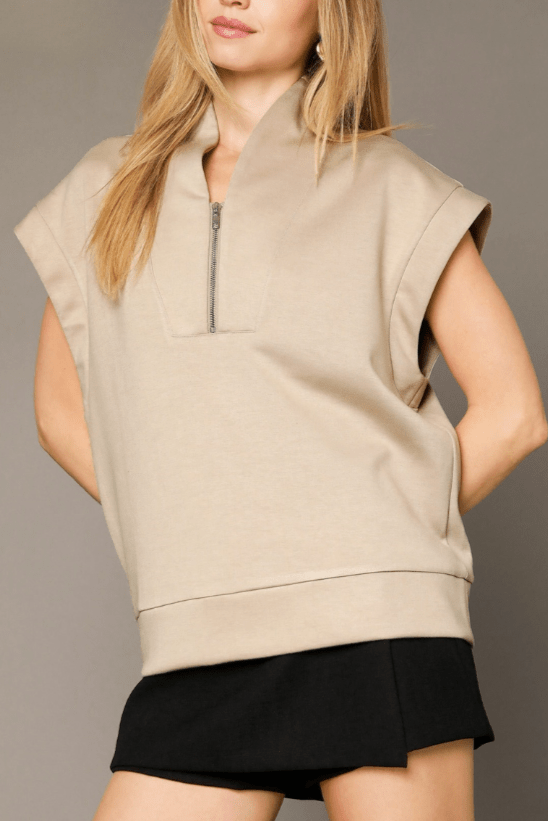 Ellie Half Zip Top - MTT Collective