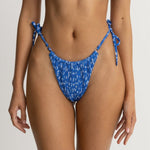 Elodie Floral Smocked Tie Side High - Cut Bottoms - MTT Collective