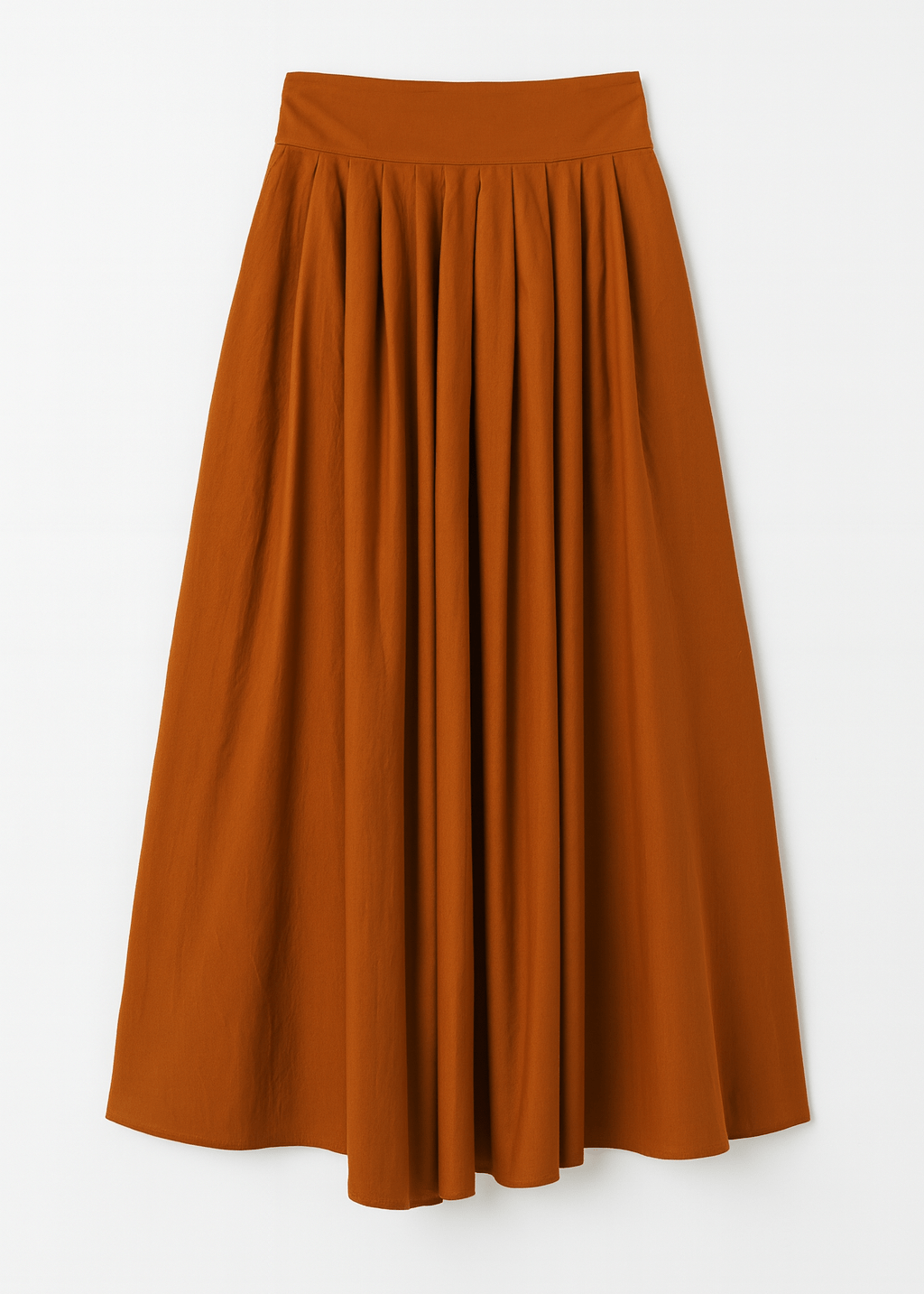 Elodie High - Waist Cotton Midi Skirt - MTT Collective