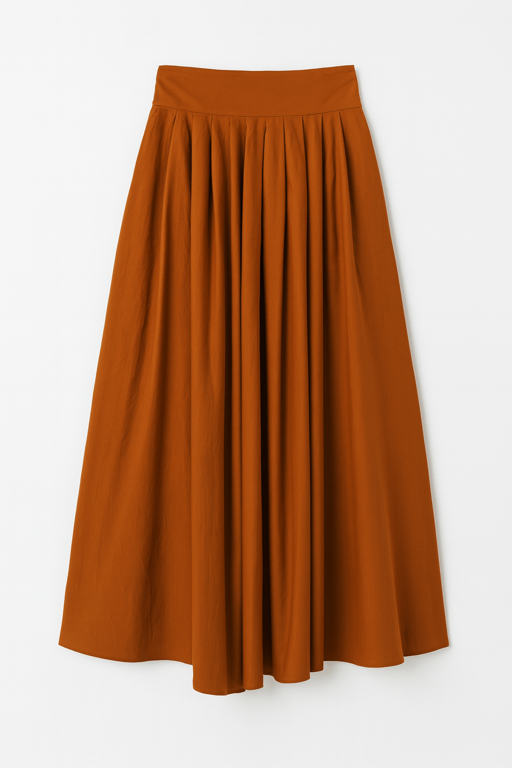 Elodie High - Waist Cotton Midi Skirt - MTT Collective
