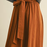 Elodie High - Waist Cotton Midi Skirt - MTT Collective