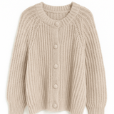 Elsie Rib Knit Button Cardigan - MTT Collective