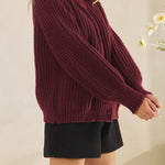 Elsie Rib Knit Button Cardigan - MTT Collective