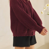 Elsie Rib Knit Button Cardigan - MTT Collective