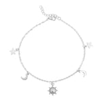 Ember Moon & Star Charm Anklet - MTT Collective