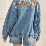 Embroidered Denim Jacket - MTT Collective