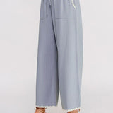 Embroidered Soft Linen Pant - MTT Collective