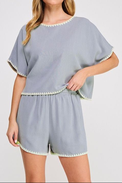Embroidered Soft Linen Top - MTT Collective