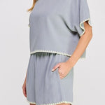 Embroidered Soft Linen Top - MTT Collective