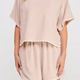 Embroidered Soft Linen Top - MTT Collective