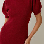 Emilia Puff Sleeve Sweater Dress - MTT Collective