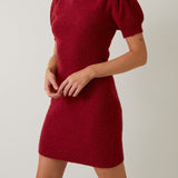 Emilia Puff Sleeve Sweater Dress - MTT Collective