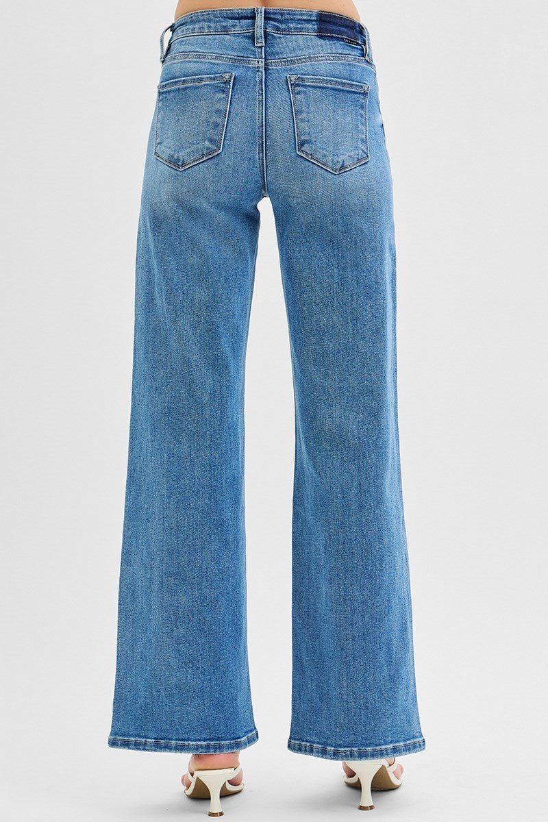 Emily Low Rise Wide Leg Jean - MTT Collective