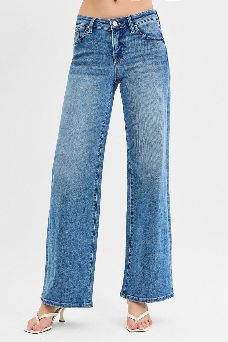 Emily Low Rise Wide Leg Jean - MTT Collective