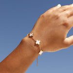 Emma Lucky Clover Charm Bracelet - MTT Collective